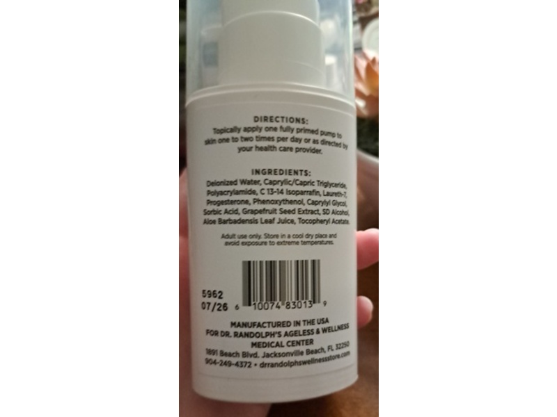 Dr.Randolph's Natural Balance Cream, 4 fl oz/113 mL