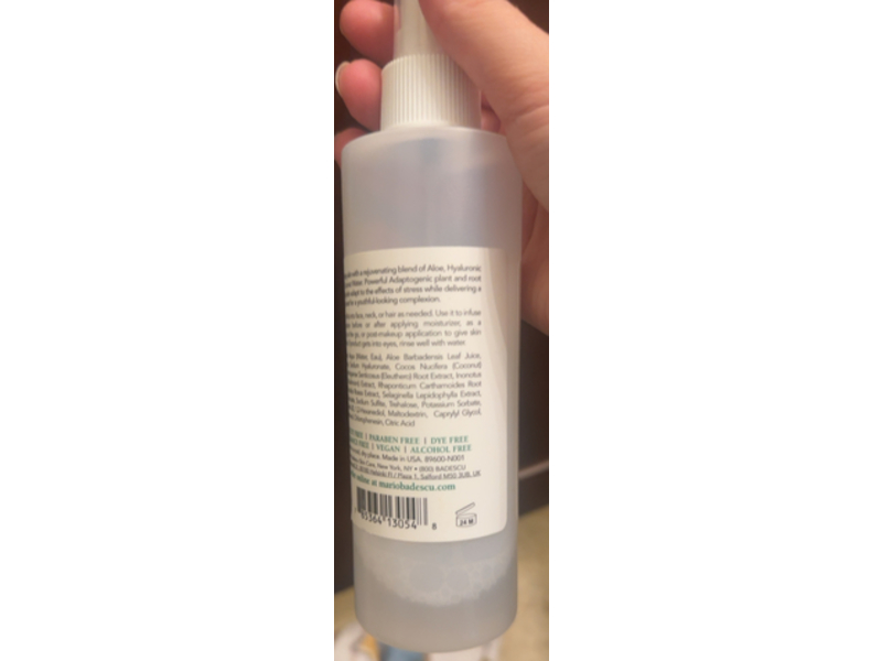 Mario Badescu Facial Spray, Aloe + Adaptogens & Coconut Water, 8 fl oz/236 mL