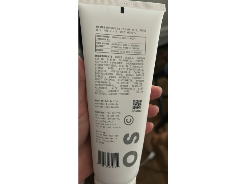 Onside Face Activated Deep Cleanser, 6.76 fl oz/200 mL