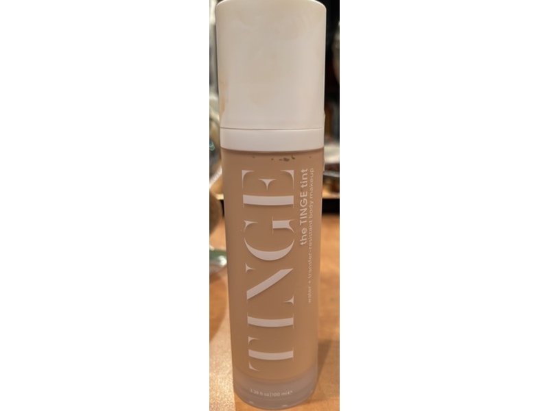 Tinge The Tinge Tint Body Foundation, Medium Warm, 3.36 fl oz/100 mL