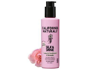 California Naturals Silk & Shine Leave-In Conditioner, Rose Garden, 6 fl oz/188 mL