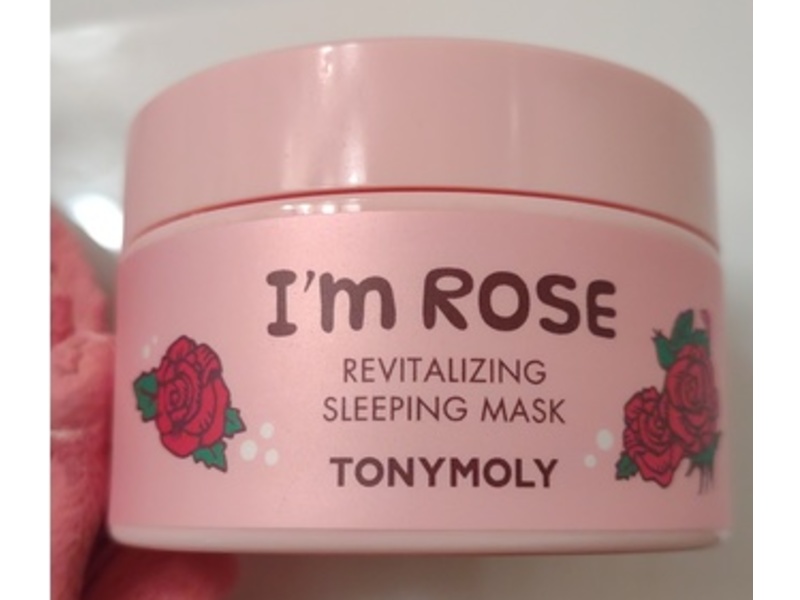 Tonymoly Revitalizing Sleeping Mask, I'm Rose, 3.52 oz/100 g