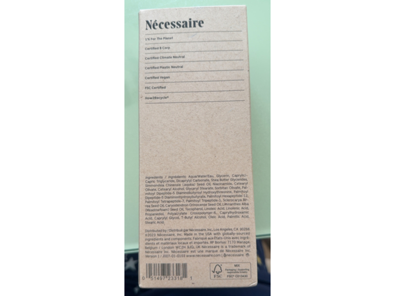 Necessaire L' Emulsion Corps The Body Lotion, 13.5 fl oz/400 mL