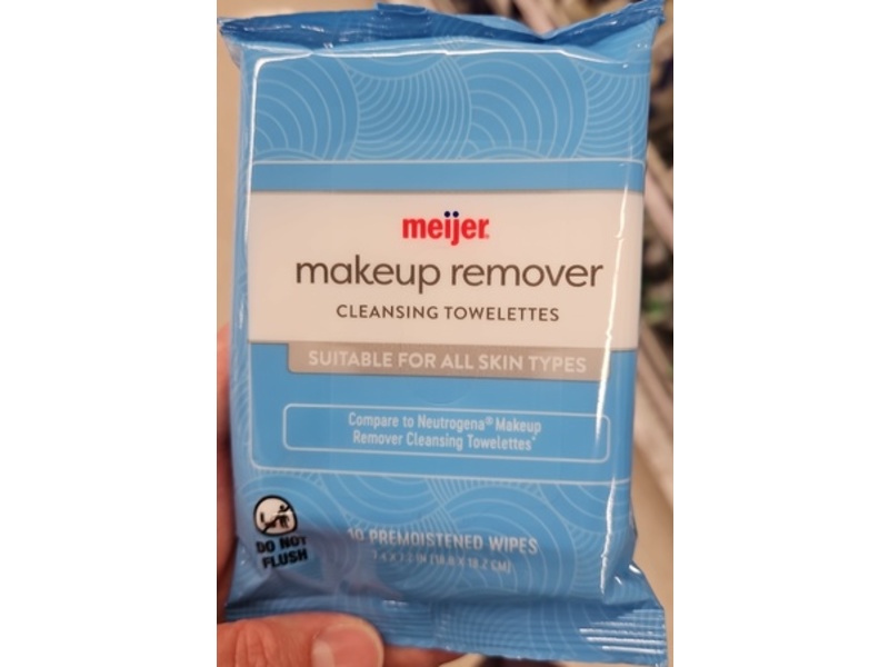 Meijer Makeup Remover Cleansing Towelettes, 10 Count