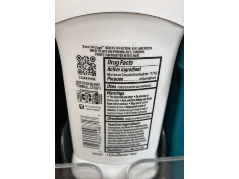 Degree Unlimited Fresh Invisible Solid Deodorants & Antiperspirants, 2.7 oz/76 g