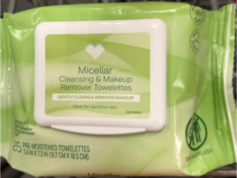 CVS Micellar Cleansing & Makeup Remover Towelettes, 25 Count