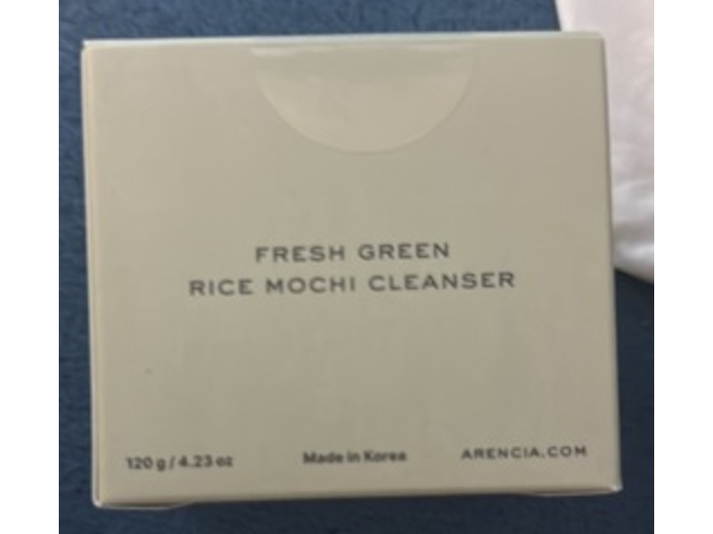 Arencia Fresh Green Rice Mochi Face Cleanser, 4.23 oz/120 g
