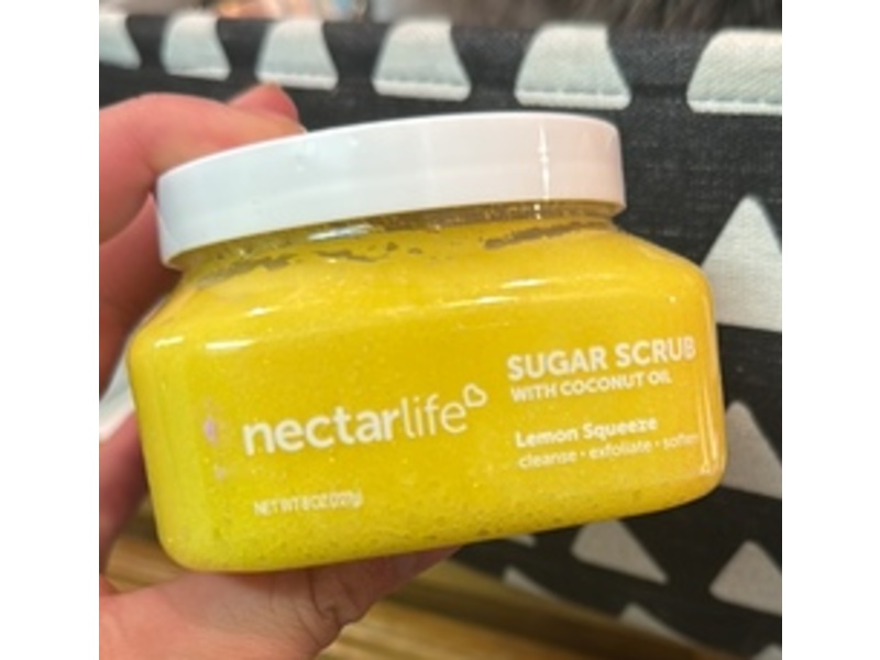 Nectar Life Suagr Scrub, Lemon Squeeze, 8 oz/227 g