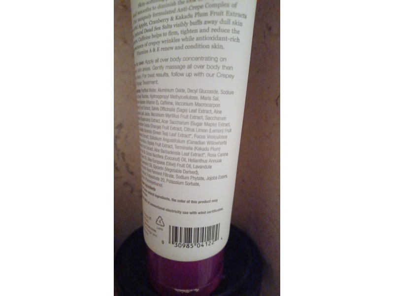 Dermae Crepey Skin Pre-Treatment Exfoliating Scrub, 6 oz/170 g