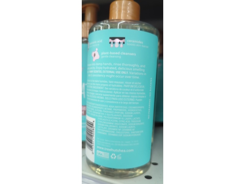 Tree Hut Serum Infused Hand Wash, Lotus Water, 11 fl oz/325 mL