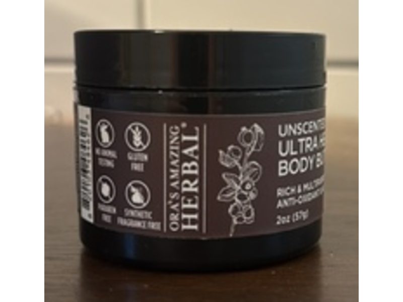 Ora's Amazing Herbal Ultra Healing Body Butter, Unscented, 2 oz/57 g