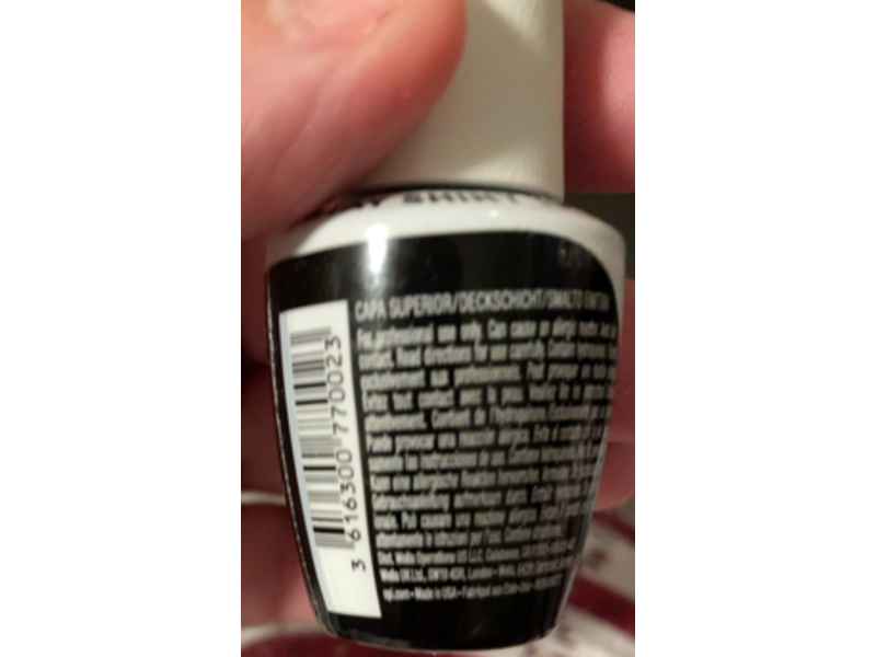O.P.I Gel Color Stay Shiny Top Coat, 0.5 fl oz/15 mL