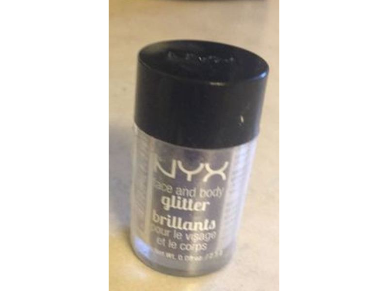 Nyx Professional Makeup Face & Body Glitter, GLI11 Violet, 0.08 oz/2.5 g