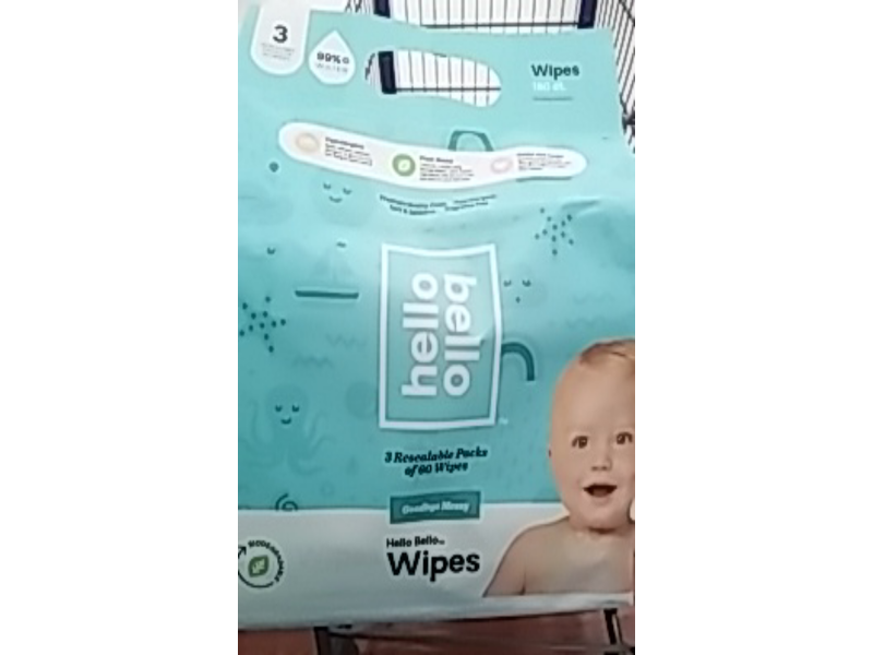 Hello Bello Baby Wipes, 180 Count