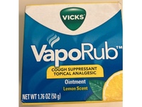 Vicks Vaporub Ointment, Lemon Scent, 1.76 oz/50 g - Image 3