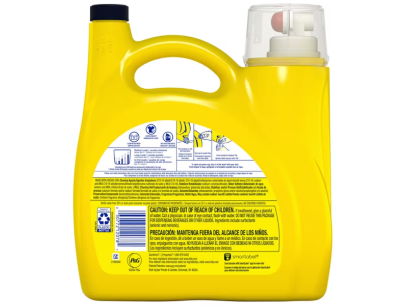 Tide Simply All in One Laundry Detergent, Refreshing Breeze, 89 Loads, 117 fl oz/ 3.46 L