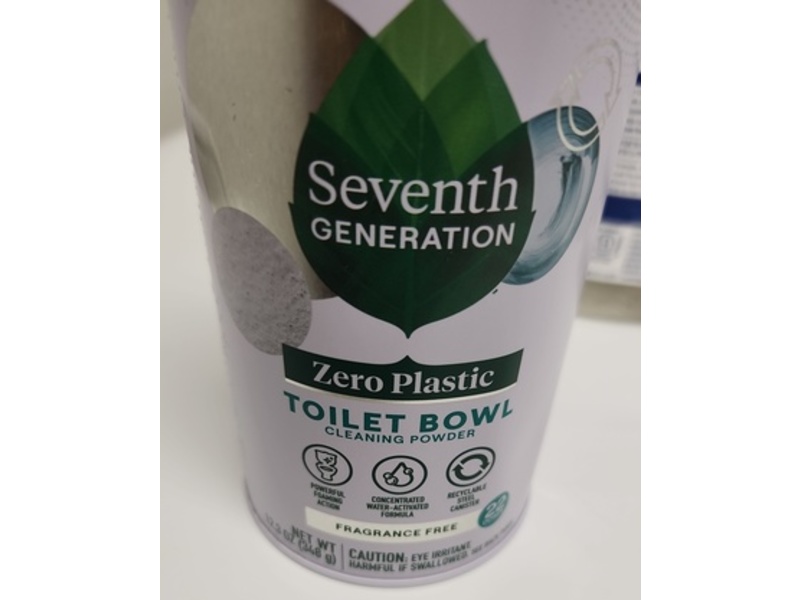 Seventh Generation Toilet Bowl Cleaning Powder, 12.3 oz/348 g