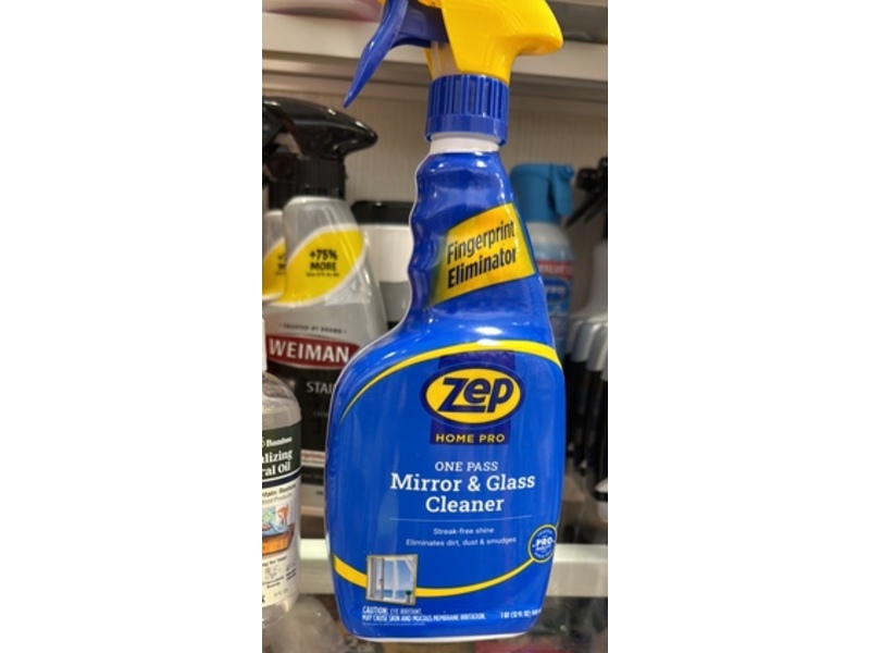 Zep Professional One Pass Mirror & Glass Cleaner, 32 fl oz/946 mL, Pack of 6