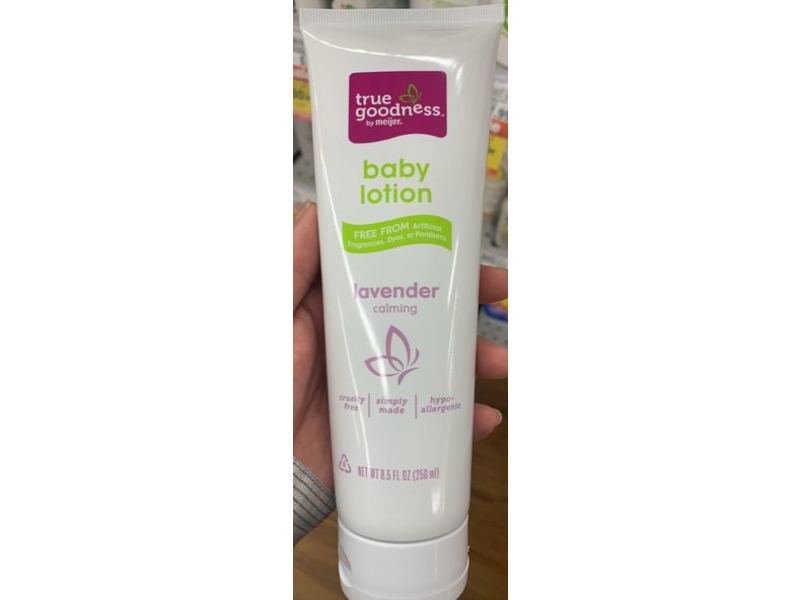 True Goodness by Meijer Baby Lotion, Lavender, 8.5 fl oz/250 mL