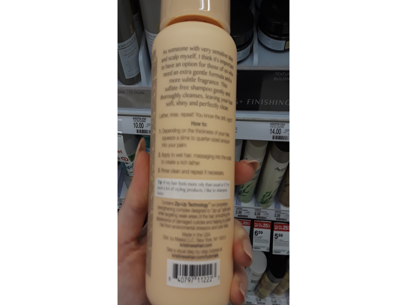 Kristin Ess Extra Gentle Shampoo, 10 fl oz/296 mL