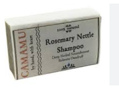 Camamu Rosemary Nettle Shampoo, 4 oz/115 g