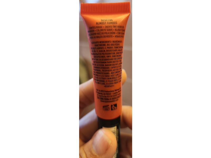 Nyx Professional Makeup Sweet Cheeks Soft Cheek Tint Blush Mousse, Almost Famous, 0.40 fl oz/12 mL