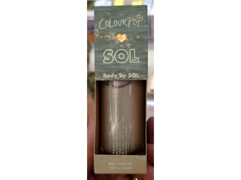 Colour Pop Sol Body Glitter Glow Oil, 0.88 fl oz/26 mL