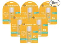 Australian Gold Clear Sunscreen Stick, SPF 50, 0.5 oz/14 g, Pack Of 6 - thumbnail 1