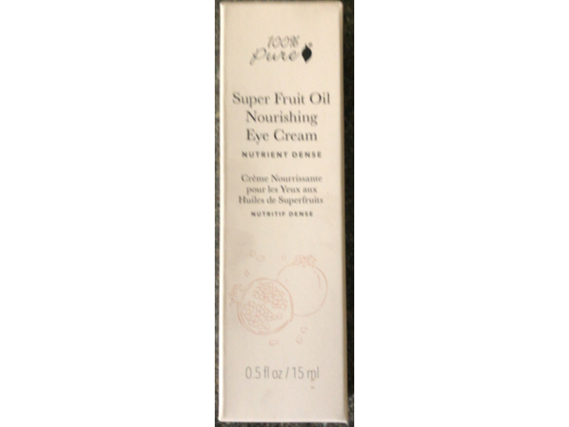 100 % Pure Organic Super Fruit Oil Nourishing Eye Cream, 0.5 fl oz/15 mL