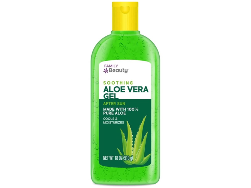Family Beauty Soothing After Sun Gel, Aloe Vera, 18 oz/510 g
