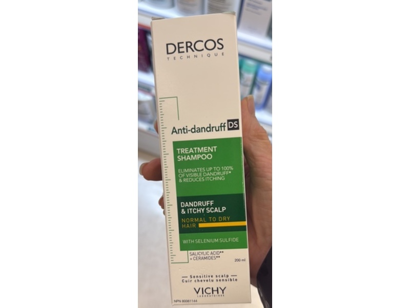 Dercos Anti-Dandruff Treatment Shampoo, 200 mL