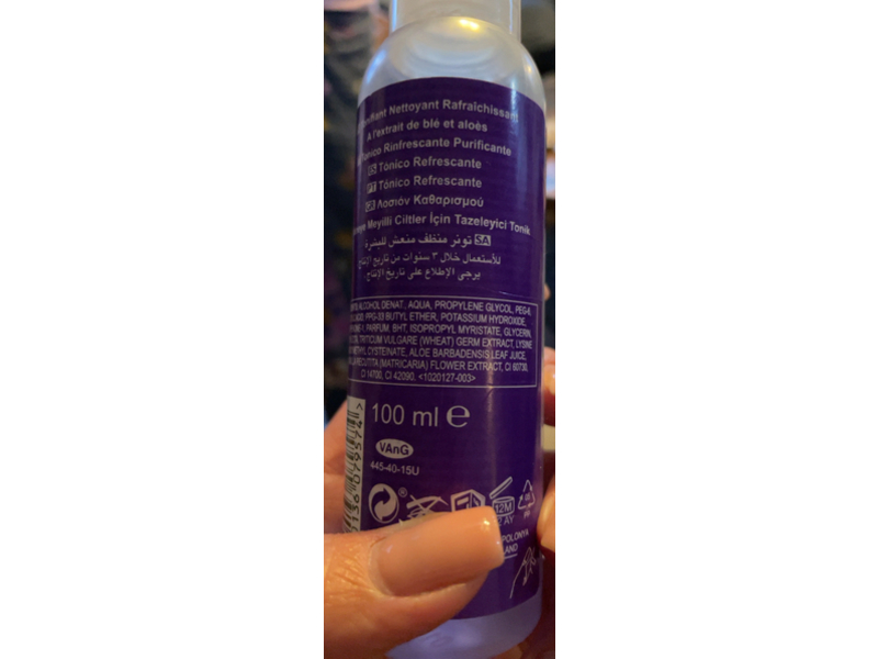 Avon Clearskin Blemish Clearing Clean Refreshing Toner, Wheat Extract & Aloe Vera, 100 mL