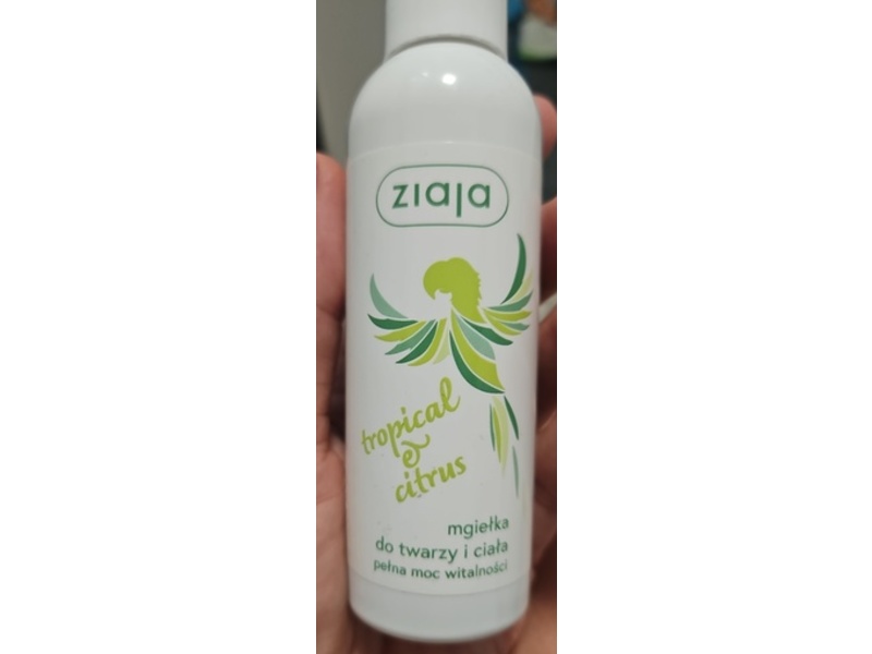 Ziaja Face & Body Mist, Tropical & Citrus, 90 mL