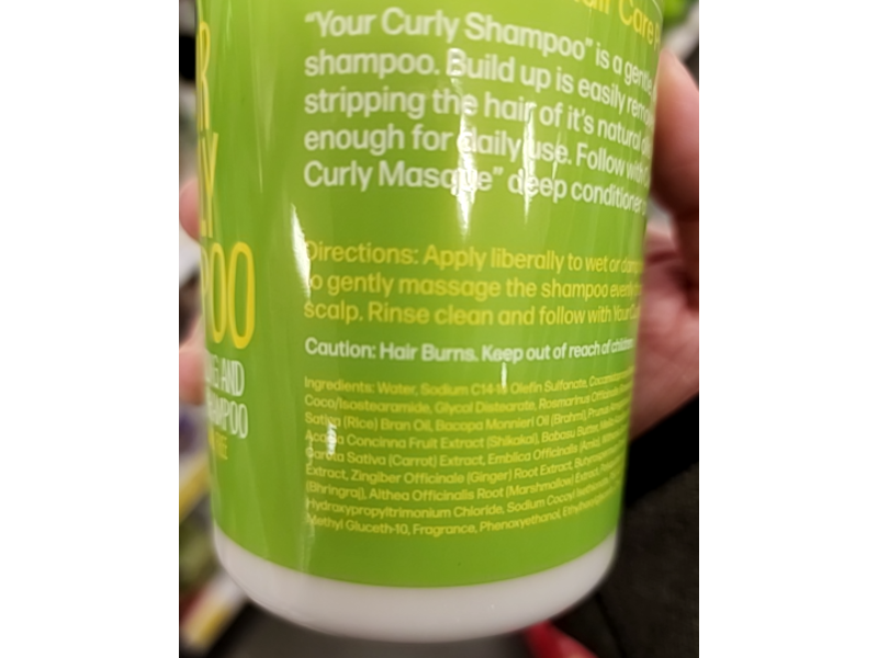 Curly Chic Your Curly Shampoo, 12 fl oz/354 mL