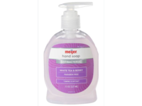 Meijer Antibacterial Hand Soap, White Tea & Berry, 7.5 oz/221 mL - Image 2