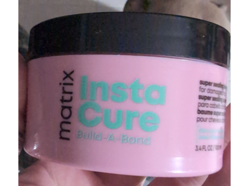 Matrix Instacure Build-A-Bond Super Sealing Leave-In Balm, Citric Acid & Squalane, 3.4 fl oz/100 mL