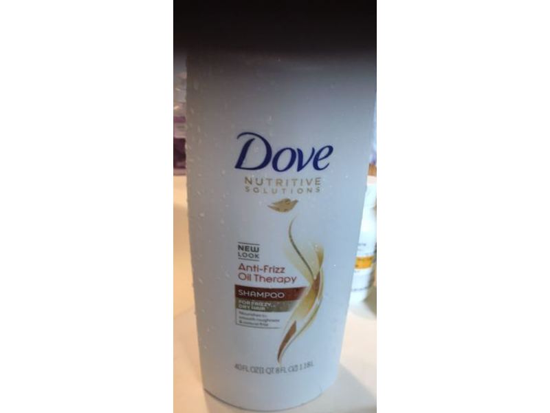 Dove Anti-Frizz Oil Therapy Shampoo, 40 fl oz/1.18 L