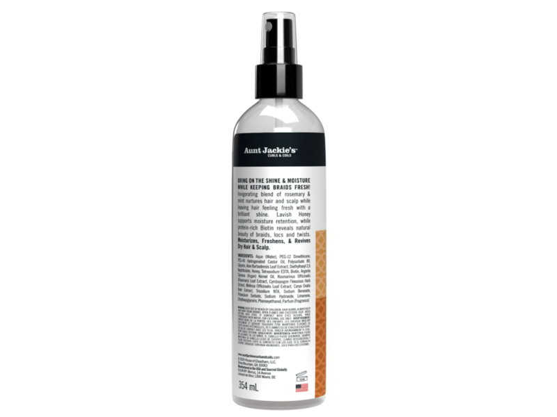 Aunt Jackie's Oh So Strong! Shine Boosting Moisturizer, Biotin + Honey, 12 fl oz/354 mL