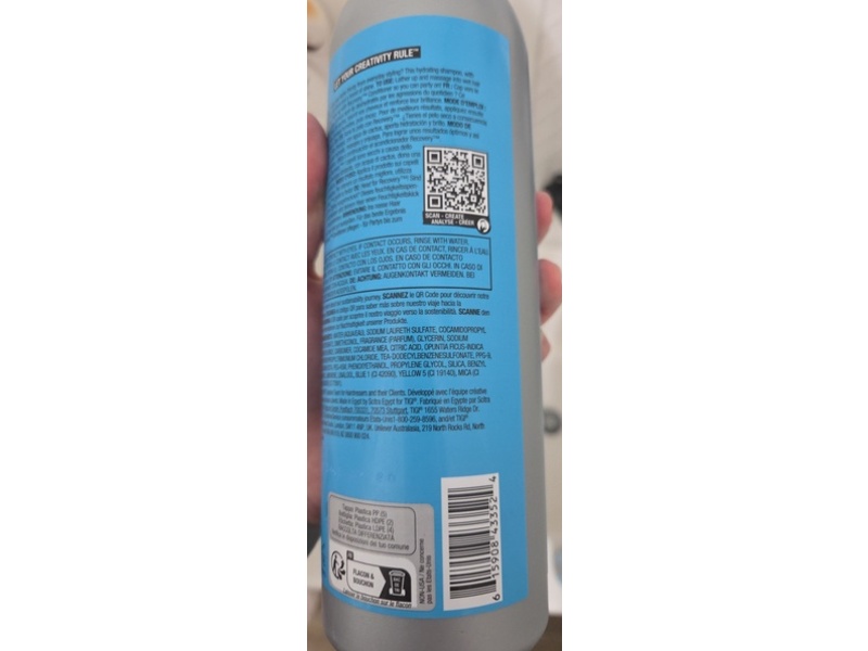 Bed Head Tigi Recovery Moisture Rush Shampoo, 25.36 fl oz/750 mL