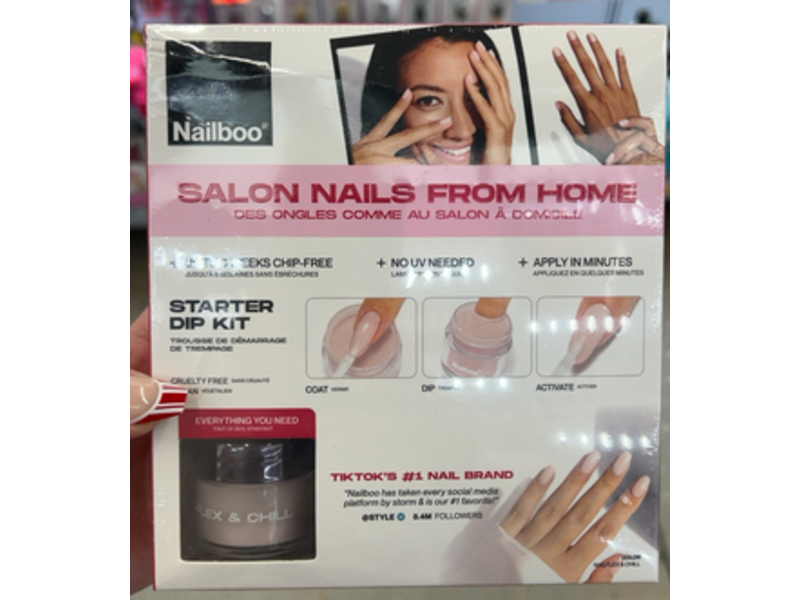 Nailboo Salon Nails From Home Starter Dip Kit
