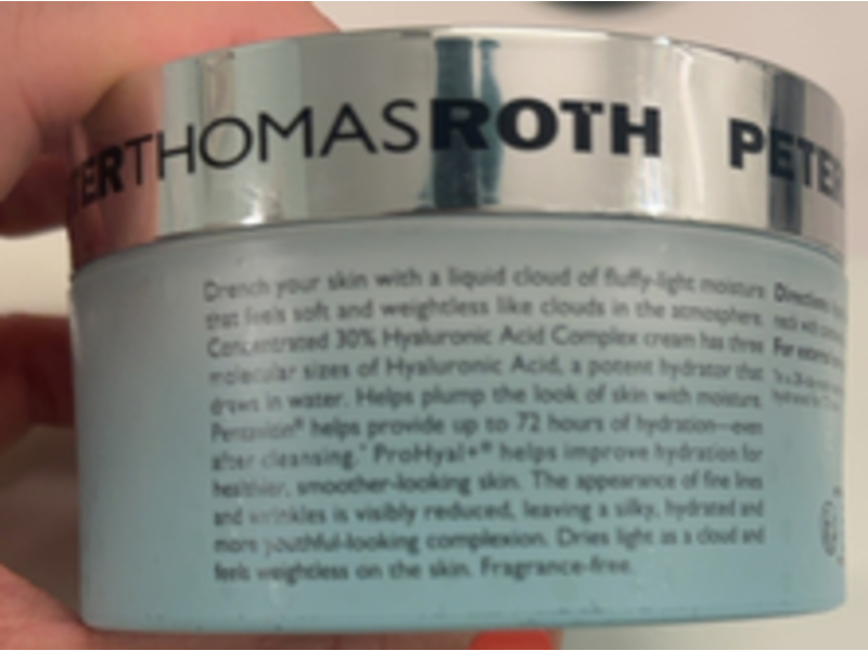 Peter Thomas Roth Water Drench Hyaluronic Cloud Cream, 3.4 fl oz/100 mL