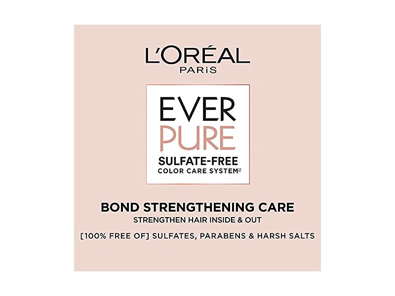 L'Oreal Paris Ever Pure Bond Strengthening Shampoo, Sulfate-Free, 6.8 fl oz/200 mL