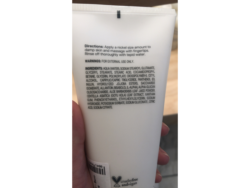 Face Reality Barrier Balance Creamy Cleanser, Acne Safe, 6 fl oz/180 mL