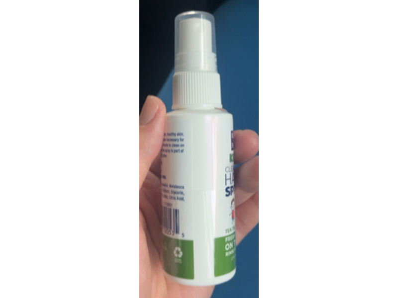 Kiss My Face Kids Cleansing Hand Spray, Tea Tree & Aloe, 2 fl oz/59 mL