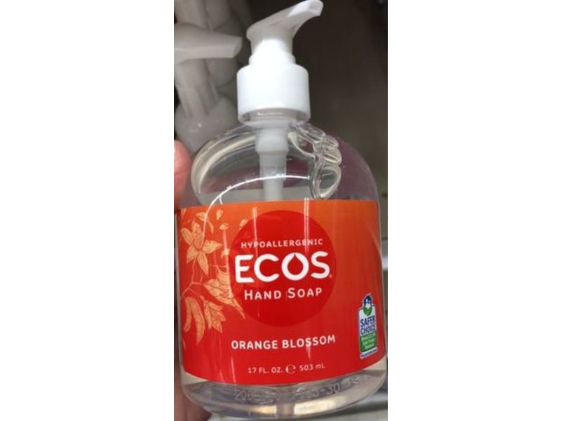 Ecos Hand Soap, Orange Blossom, 17 fl oz/503 mL