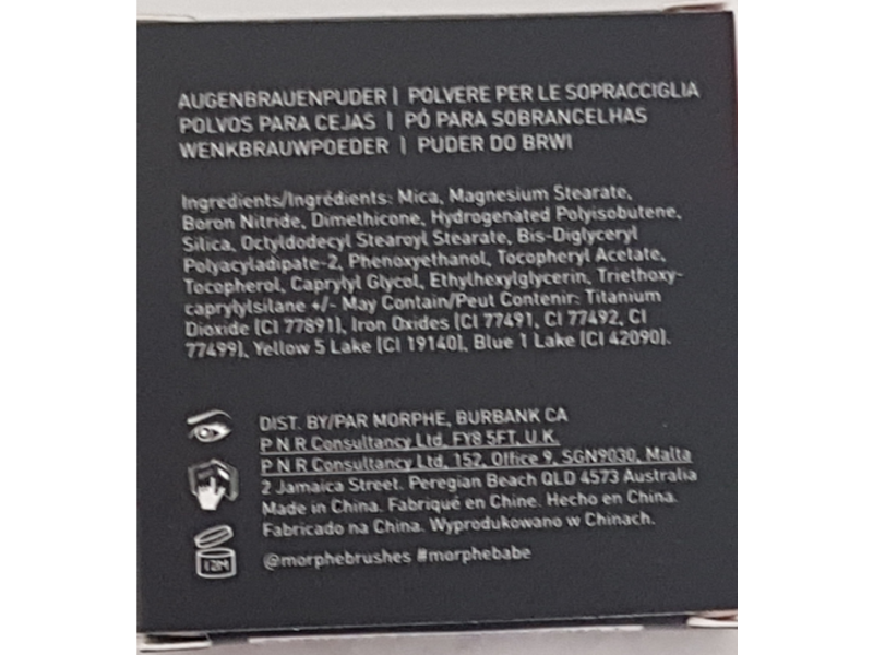 Morphe Brow Powder, Latte, 0.06 oz/1.8 g