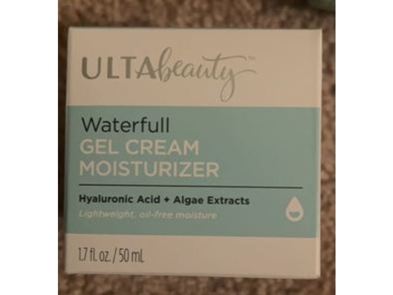 Ulta Beauty Waterfull Gel Cream Moisturizer, Hyaluronic Acid + Algae Extracts, 1.7 fl oz/50 mL