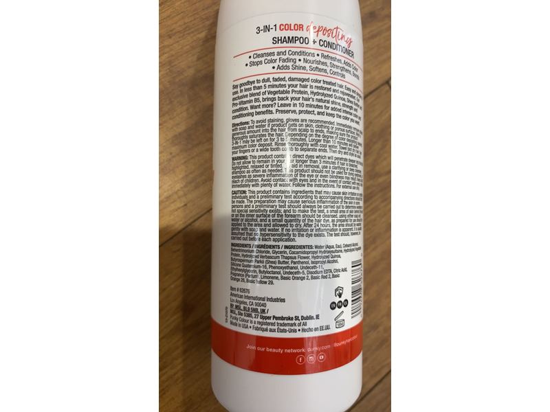 Punky Redilicious 3-in-1 Color Depositing Shampoo & Conditioner 8.5 oz