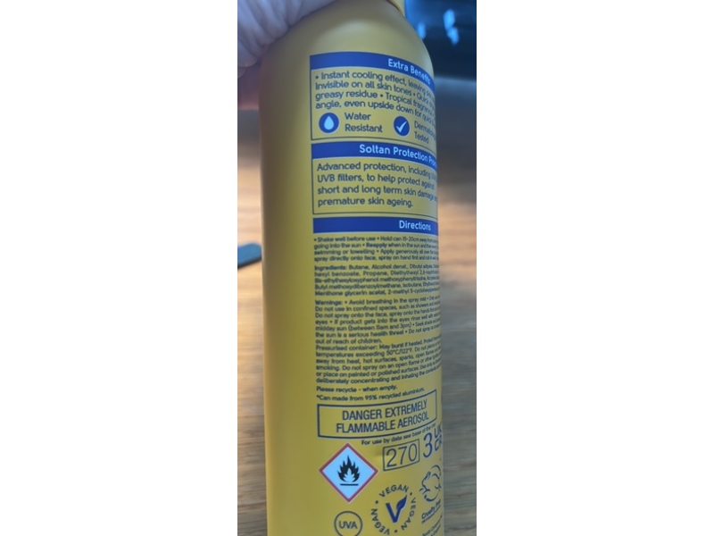 Boots Soltan Clear & Cool Protect Suncare Mist, SPF 30, 200 mL