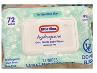 Little Tikes Hydropurre Extra Gentle Baby Wipes, Fragrance Free, 72 Count - Image 3